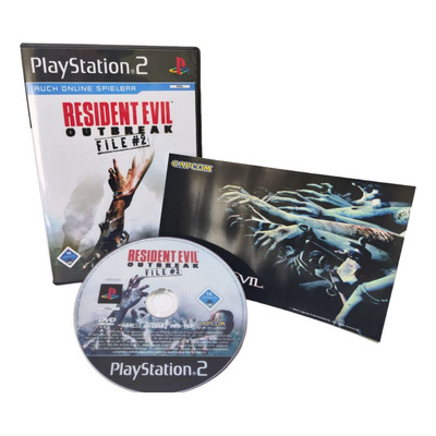 Resident Evil Outbreak E Outbreak File 2 Para Ps2 Original