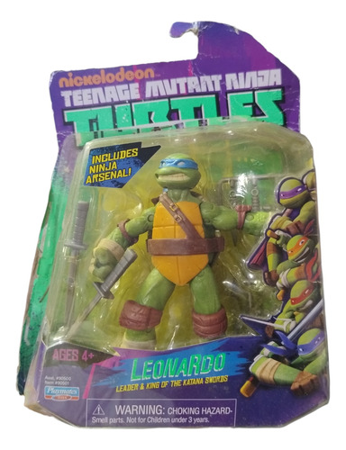 Figura De Acción Tmnt Tortugas Ninja Leonardo