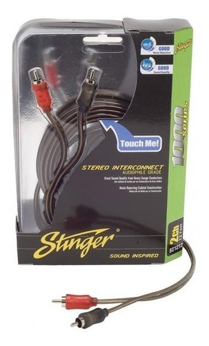 Cable Rca Stinger 2 Canales 1.8m Serie 1000 Si126 Sonocar