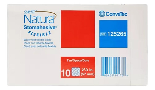 Placa Colostomia Flexible 57 Mm Convatec (cod 125265) 10 Un