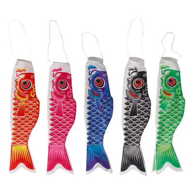 Nuevo Producto 5pcs 40cm Koi Carp Wind Sock Kite Bandera | Envío gratis