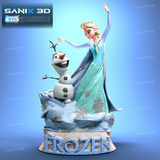Archivo Stl Impresión 3d - Frozen Diorama - Sanix