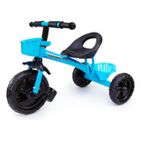 Triciclo Infantil Mega Compras Mc920 Crianças Com Cesto E Pedal  Cor Azul