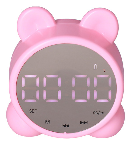 Reloj Despertador Con Altavoz Para Niños P1, Recargable, Dig