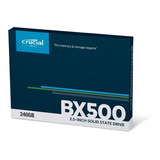 Ssd Crucial Bx500 240gb Sata 540mb/s 500mb/s Ct240bx500ssd1