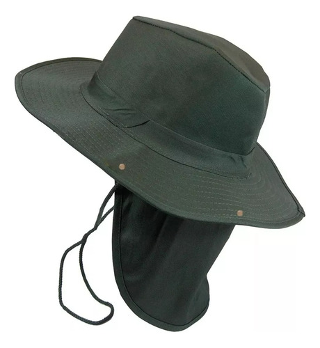 Gorro Bush Tipo Australiano Safari Con Protección De Cuello