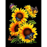 Kits De Pintura De Diamantes Adultos Girasoles, Kits De...