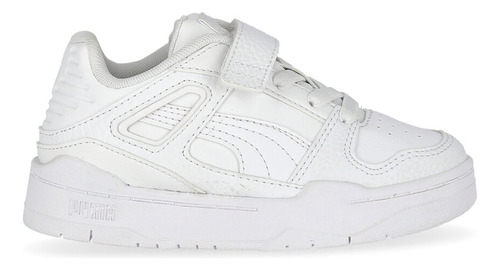 Zapatillas Puma Slipstream Lth Infantil En Blanco