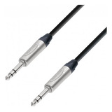 Cable Plug Trs 6,3 Mm Estereo Adam Hall K5bvv0300 Audio Pro