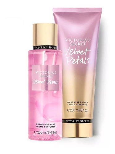 Kit Victoria's Secret Velvet Petals Hidratante + Body Splash