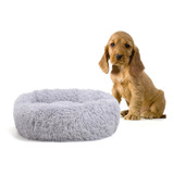 Cama Mascota Perro Gato Tipo Dona Anti Estres Comoda Colores Color Gris