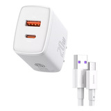 Cargador Rápido Portatil Dual Usb Y Tipo C 20w Baseus