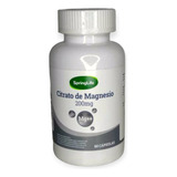 Citrato De Magnesio 200mg 60 Caps - Springlife Sabor Sin Sabor