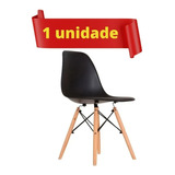 Cadeira Para Escrivaninha Tiffany Eames Cor Preta 1 Unidade