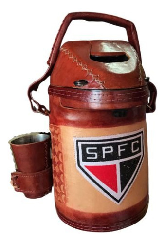 Garrafa Térmica São Paulo Rustica 2,5 L Terere Chimarrão 