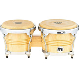 Meinl Wb200nt-ch Bongos Madera 6 3/4 Y 8 Pulgadas Percusión