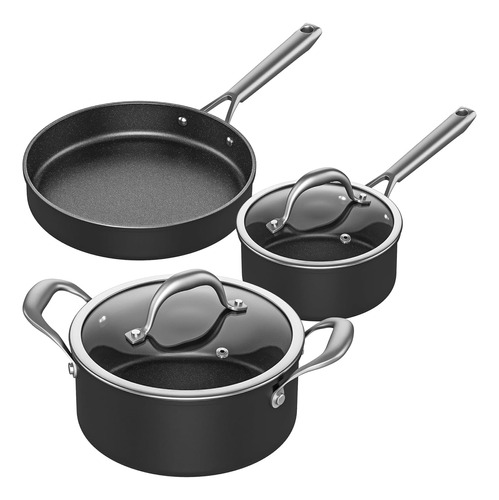 Wodillo Pots And Pans Set Nonstick, Cookware Sets, 5 Pcs ...