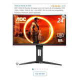 Monitor Aoc Gamer 24, Pantalla Antirreflectante Full Hd