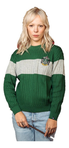 Sweater Harry Potter Quidditch Slytherin Sweater Tifn