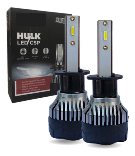 Cree Led Hulk E5 Csp X2 Lamparas H11 H1 9006 H7 40000 Lumens