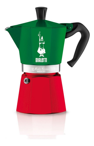   Cafetera Moka Express Tricolor 6 Tazas Bialetti