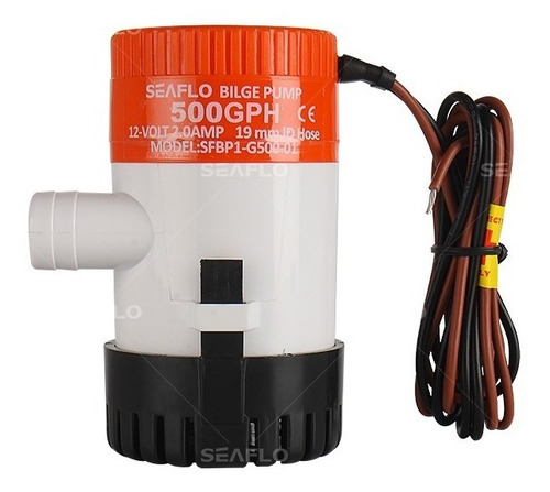 Bomba De Achique 12v 500gph 12v Nueva Linea Seaflo