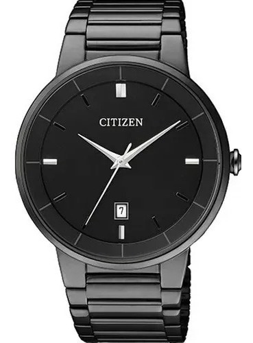 Reloj Citizen Hombre Acero Pavonado Negro Bi501750e