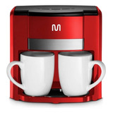 Cafeteira Portátil Multilaser Gourmet Be015 Semi Automática Vermelha De Filtro 220v