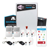 Kit Alarma Inalámbrica Casa Marshall Go Wifi Departamento