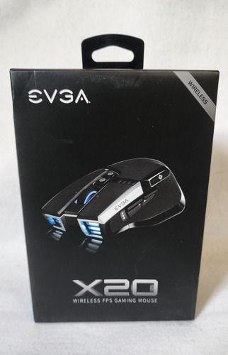 Mouse Gamer Evga X20 Wireless Na Caixa, Completo 