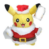 Peluche Pokemon Pikachu Santa Claus Original 25 Cm