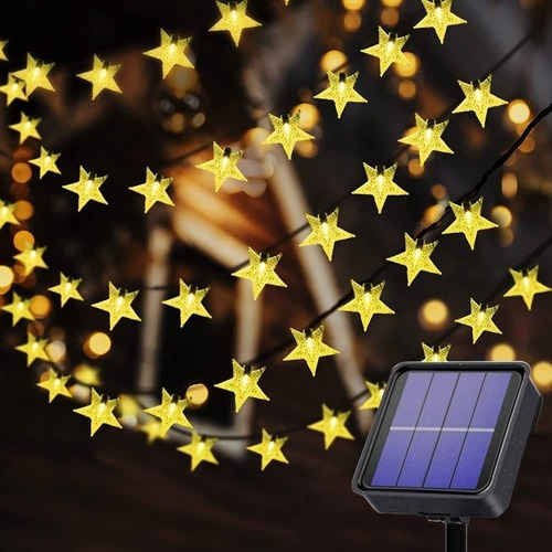 Tira Guirnalda Solar 6 Mtrs 30 Leds Estrellas (jior-166)