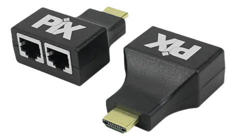 Plug Extensor Extensor Hdmi Via Cat5e/cat6 20 Metros  - Pix