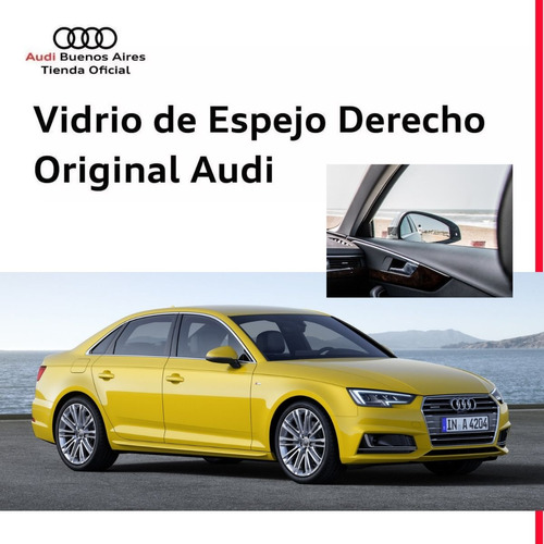 Vidrio De Espejo Derecho Audi A3, A4, A5, A6, A8 Y Q3 Audi Foto 5