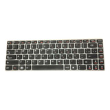 Teclado Notebook   Z450 Z460 Moldura Cinza Br