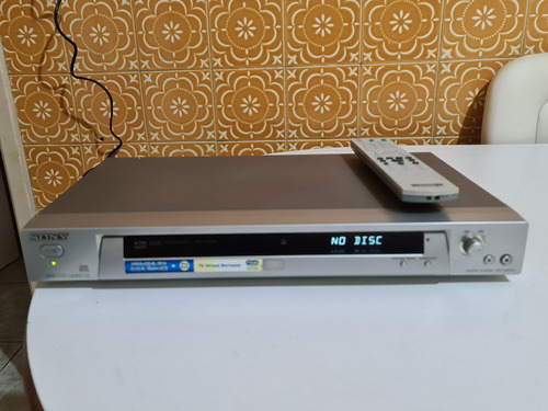 Dvd Player Sony Dvp Ns315 Prata Lê Mp3 Cd R Dvd R + Controle