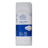 Toalla Facial Blanca Royal Excellence 30x30. 100% Algodón