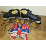 Patines Puntana Guantes Pack Para Hockey