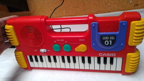 Mini Organeta Piano Casio Ks-01 Vintage Japonesa 