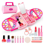 Kit De Maquillaje Infantil Para Niñas, Juego De Maquillaje