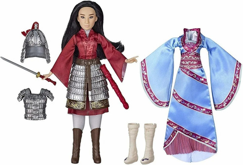 Boneca - Disney - Princesas - Mulan  Troca De Roupa - Hasbro