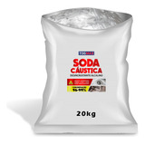 Soda Cáustica 20kg Escama Desentupir Pias/vasos/encanamentos