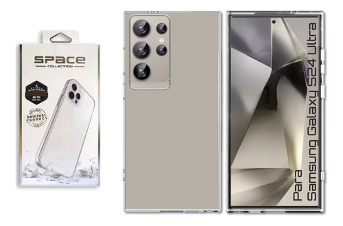 Capa Capinha Case Space Clear Para Samsung Galaxy S24 Ultra 