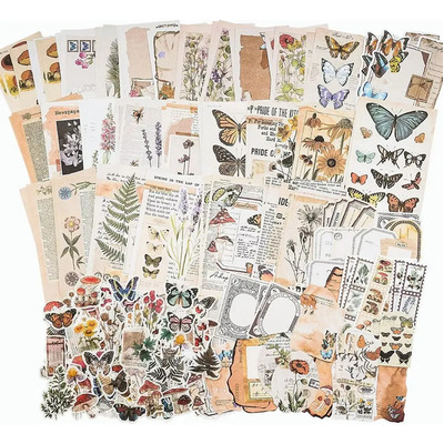 Journal Scrapbook Papel Stickers Decorado Vintage Calcomanía | Meses sin interés