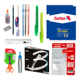 Kit Set Combo Escolar Secundaria 17 Piezas