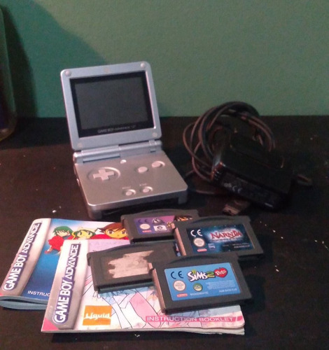 Nintendo Game Boy Advance Sp Standard + Juegos + Cargador