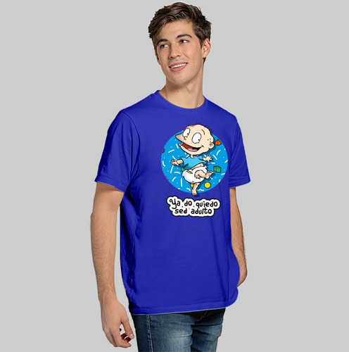 Playera Negra Ya Do Quiero Ser Adulto Rugrats Tommy