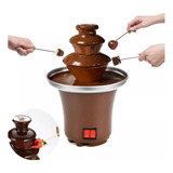 Cascada Fuente De Chocolate Fondue Tres Niveles