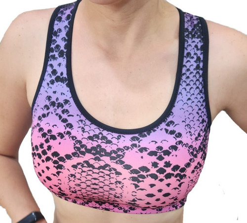 Top Deportivo Lycra Mujer Estampas Surtidas