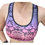 Top Deportivo Lycra Mujer Estampas Surtidas